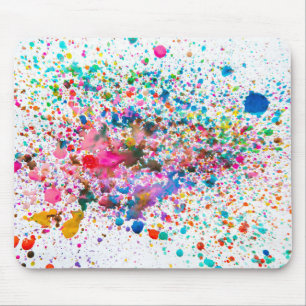 Splatter Art Mouse Pad