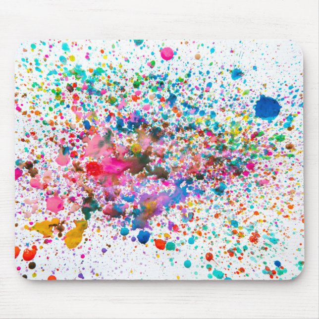 Splatter Art Mouse Pad (Front)