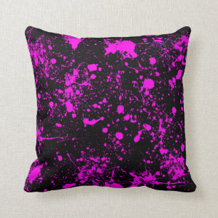 Splatter Art Pattern Cushion