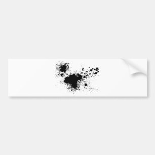 Splatter Bumper Sticker