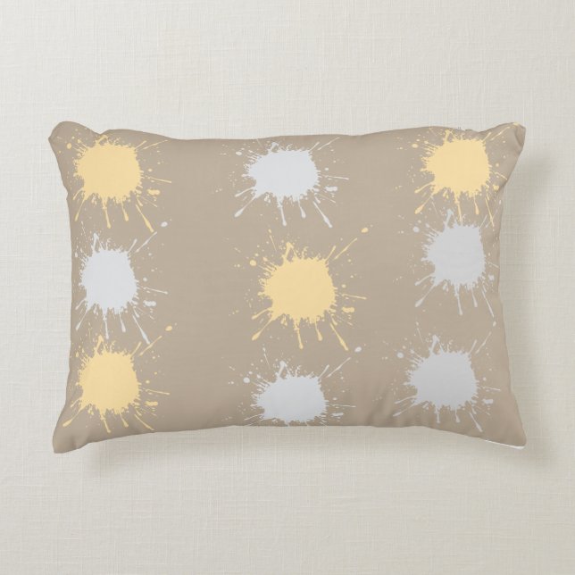 Splatter Burst Decorative Cushion (Front)