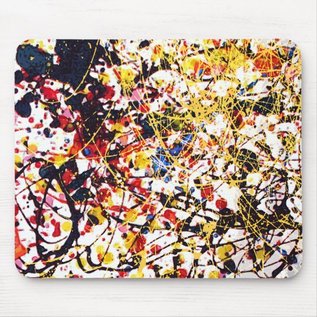 Splatter Design-1 Mousepad (Front)