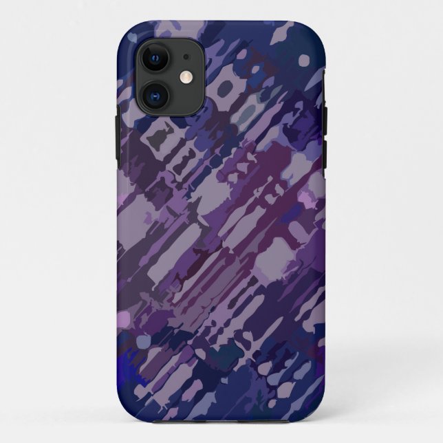 Splatter Design - blue magenta Case-Mate iPhone Case (Back)