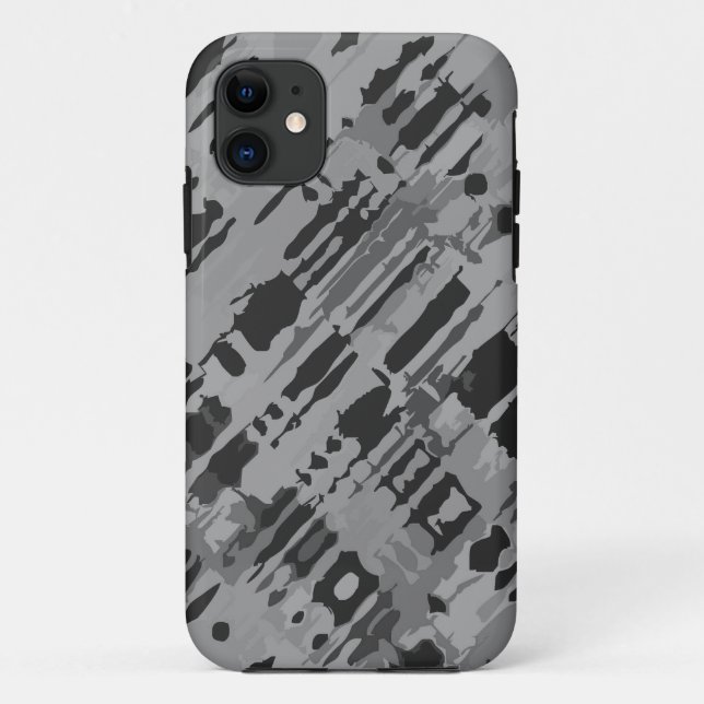 Splatter Design - grey camouflage Case-Mate iPhone Case (Back)