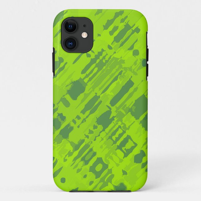 Splatter Design - spring green Case-Mate iPhone Case (Back)