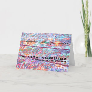 SPLATTER Greeting Card