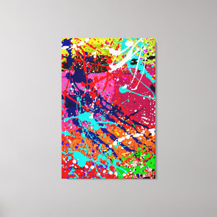 Splatter Mind_01 Canvas Print