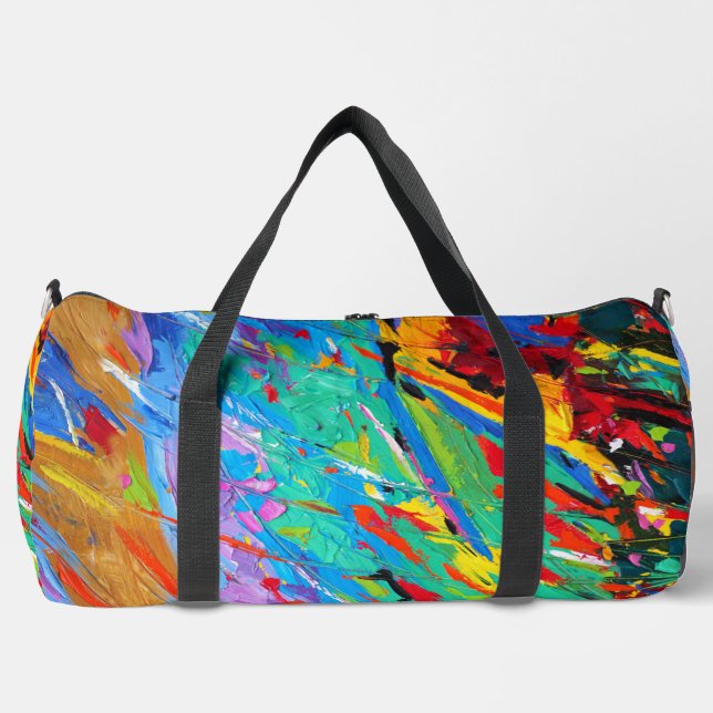 Splatter Paint Duffle Bag (Front)