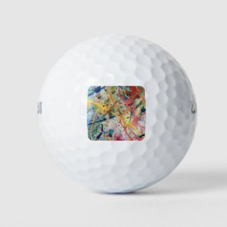 Splatter Paint Golf Balls
