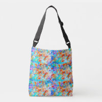 Splatter Paint Rainbow of Bright Colour Background