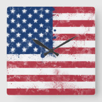 Splatter Painted American Flag