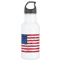 Splatter Painted Flag of the USA