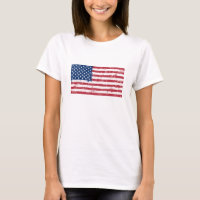 Splatter Painted Flag of the USA