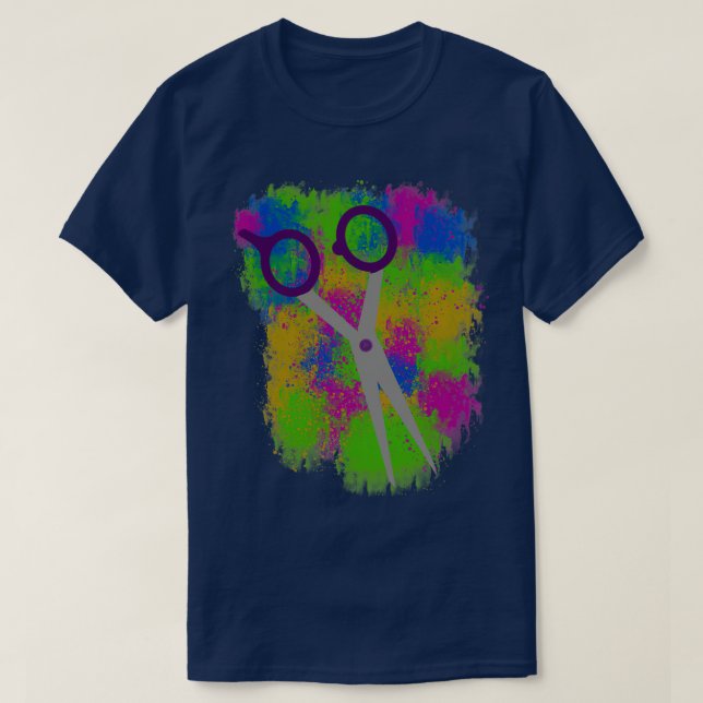Splatter shears T-Shirt (Design Front)