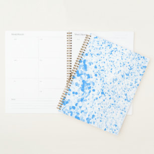 Splatter Texture - Blue Planner