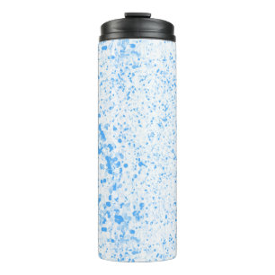 Splatter Texture - Blue Thermal Tumbler