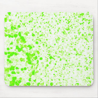 Splatter Texture - Lime Green Mouse Pad