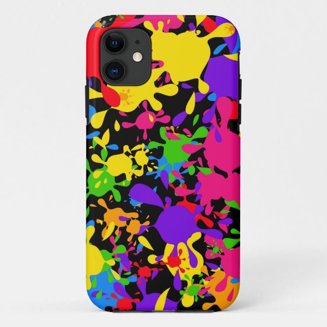Splatter Wallpaper Case-Mate iPhone Case (Back)