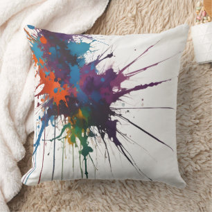 Splattered Cushion