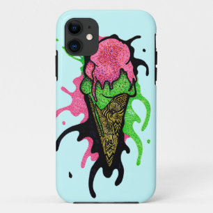 Splattered Ice Cream iPhone 11 Case
