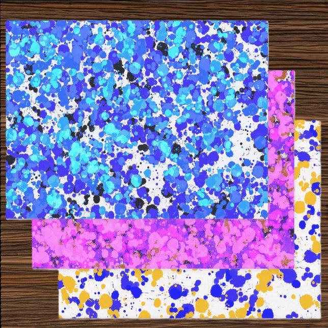 Splattered Paint  Wrapping Paper Sheet (Creator Uploaded)