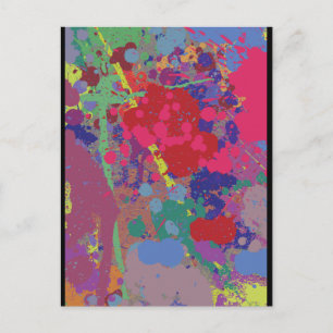 Splattered Postcard