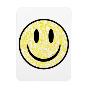 Splattered Smile Face Magnet