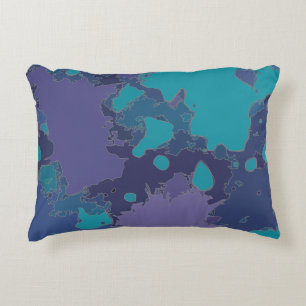 Splatters and drops decorative cushion