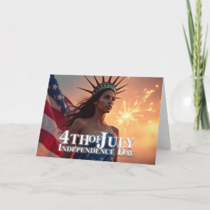 Splendid 4th of July Design - Fireworks & Freedom Card