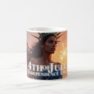 Splendid 4th of July Design - Fireworks & Freedom Coffee Mug