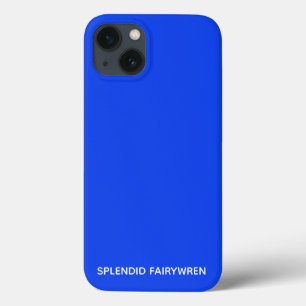 Splendid Fairywren Blue Colour Name iPhone 13 Case