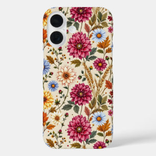 Splendid Fall Flowers iPhone 16 Case