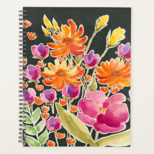 Splendid Gathering - Pink and Orange Flowers Planner