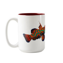 Splendid Mandarinfish mug, Synchiropus splendidus