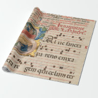 Splendid Mediaeval Music Manuscript