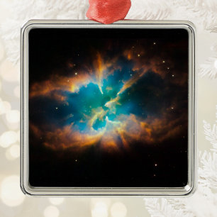 Splendid Nebula Photo Metal Ornament