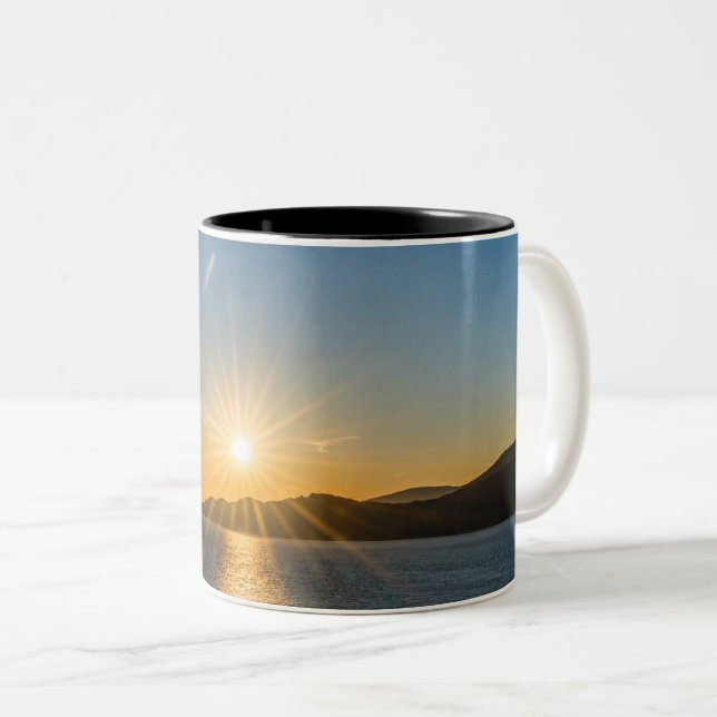 Splendid Scenery Two-Tone Coffee Mug (Front Right)