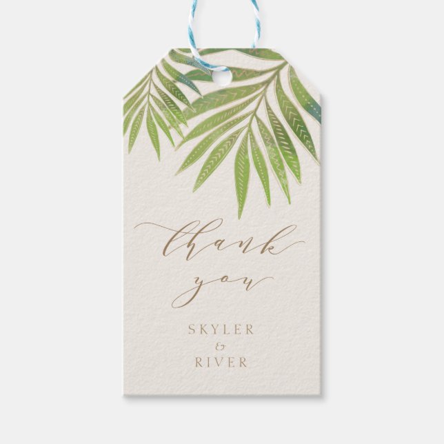 Splendid Summer Wedding Gift tag (Front)