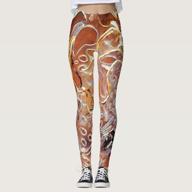 SplendidLee - Upcycle Art Print Leggings (Front)