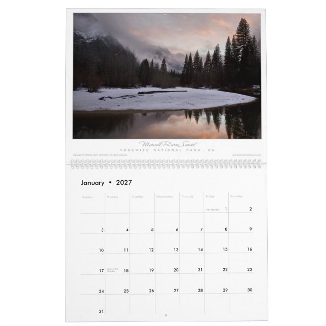 Splendorous Sojourns 2010 Calendar (Jan 2027)