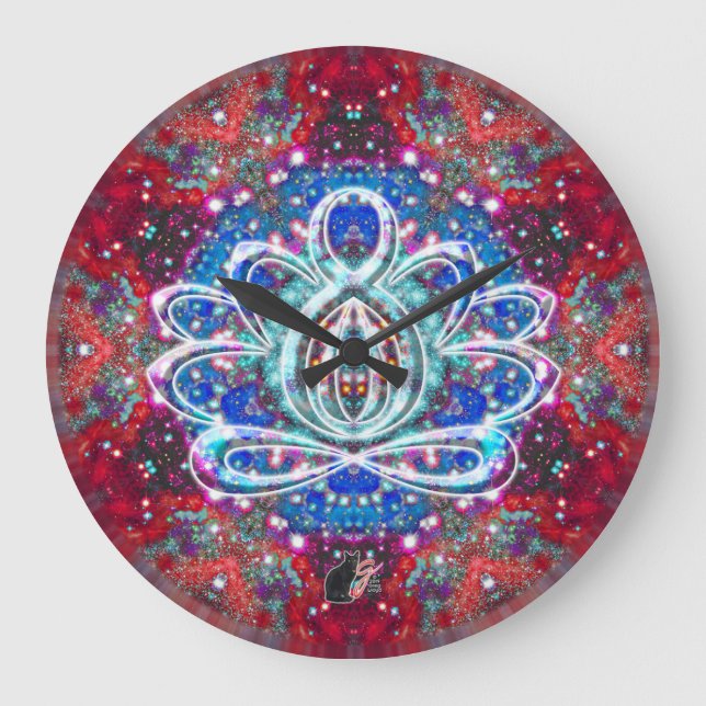 Splendorous Zen Lotus Clock (Front)