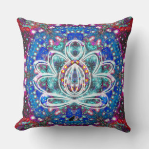 Splendorous Zen Lotus Cushion