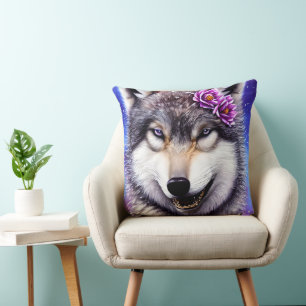 Splendour of the Wolf Cushion