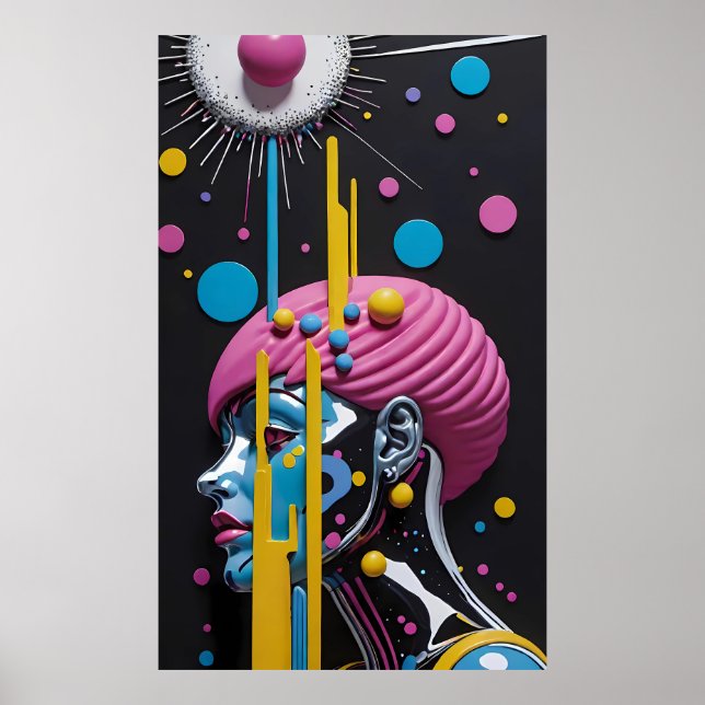 Splicing into the Future - Ken Gauge Art Poster (Front)