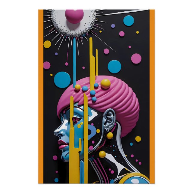 Splicing into the Future - Ken Gauge Art Poster (Front)