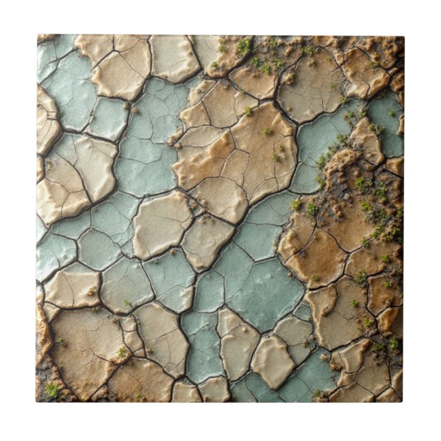 Splintered Serenity Ceramic Tile (Front)