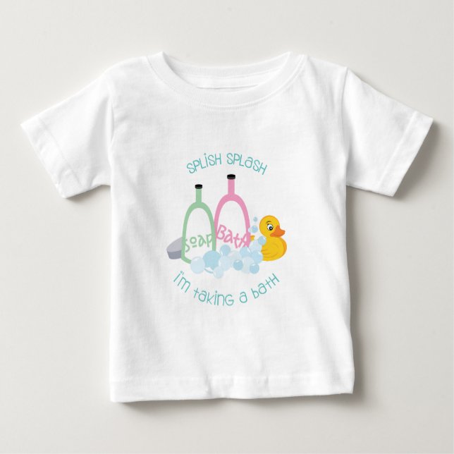Splish Splash Baby T-Shirt (Front)