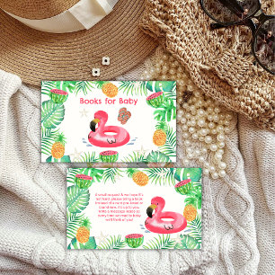 Splish Splash Beach Pool Books For Baby Shower Enclosure Card