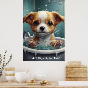 Splish Splash Cute Funny Posters with Quotes