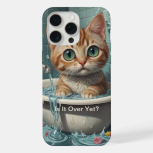 Splish Splash Cute Funny Posters with Quotes iPhone 15 Pro Max Case